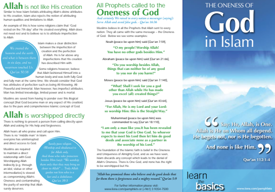 The Oneness of God in Islam (Part 1 of 2)