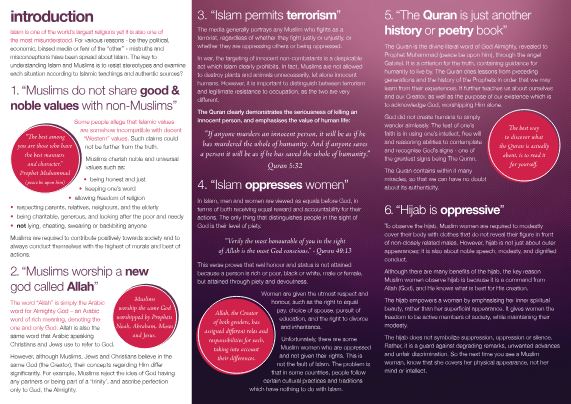 Misconceptions about Islam (Part 2 of 2)